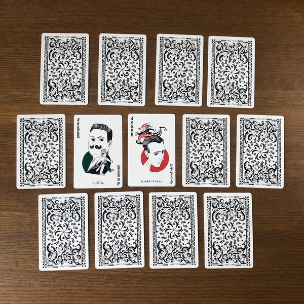 Classical Composer Playing Cards x2