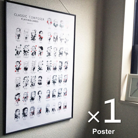 Classical Composer Poster x1  30% off